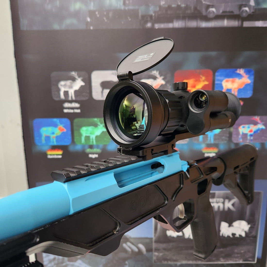 Oneleaf.ai Mars MT1000LRF Thermal Imaging Riflescope 640×512 60Hz with Laser Rangefinder - 75mm Lens